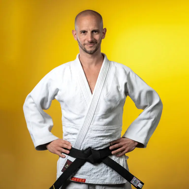 Wilhelm Tupy als Wettkampf Judoka